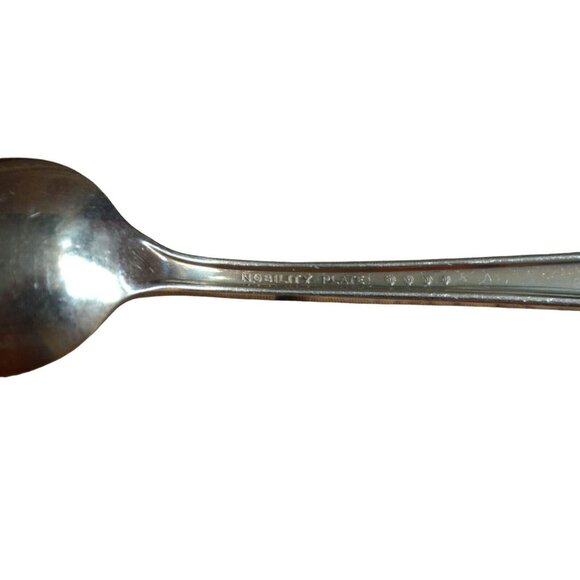 Oneida Nobility Plate 1939 Royal Rose Silverplate Flatware Spoons Set of Eight 8 - Picture 5 of 5